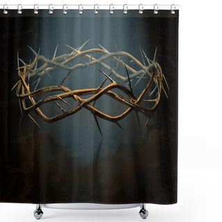Personality  Crown Of Thorns Shower Curtains