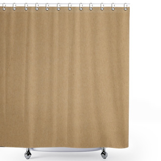 Personality  Brown Paper Shower Curtains