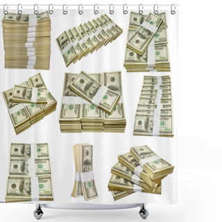 Personality  A Good Deal Of Money Shower Curtains