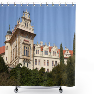 Personality  Pruhonice Castle, Czech Republic Shower Curtains