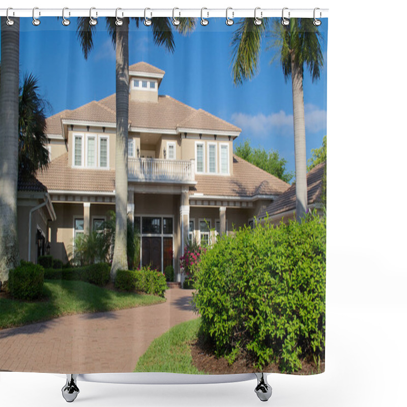 Personality  Typical South Florida Home Shower Curtains