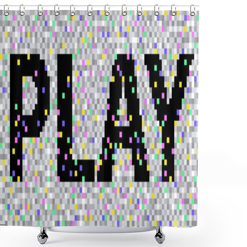 Personality  creative, object, futuristic, grid, space shower curtains