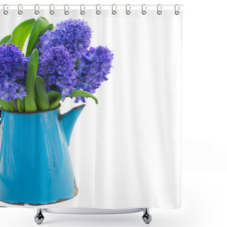 Personality  Blue  Hyacinth Shower Curtains