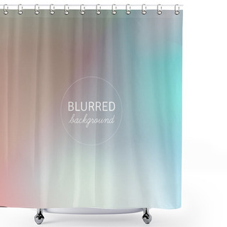 Personality  Colored Blurred Banner Shower Curtains
