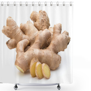 Personality  Fresh Ginger Roots Shower Curtains