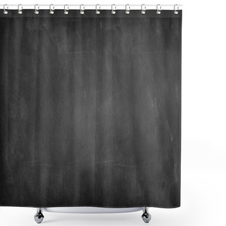 Personality  Chalk Rubbed Out On Blackboard Background Shower Curtains