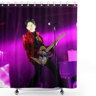 Personality  Prince In Concert At The Annual Sziget Festival Shower Curtains