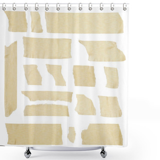 Personality  Masking Tape Shower Curtains