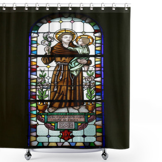 Personality  Saint Anthony Of Padua Shower Curtains
