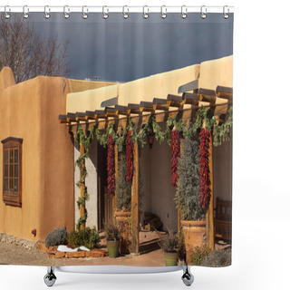 Personality  Entryway In Santa Fe Shower Curtains