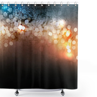 Personality  Blurry Lights Background Shower Curtains