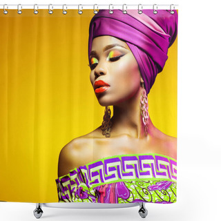 Personality  Hot African Beauty Shower Curtains