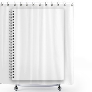 Personality  Notebook Shower Curtains