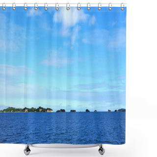 Personality  Beautiful Scenery Of Sea And Rocky Islands With Lush Green Vegetation. Matsushima Islands In Miyagi Prefecture, Japan Shower Curtains