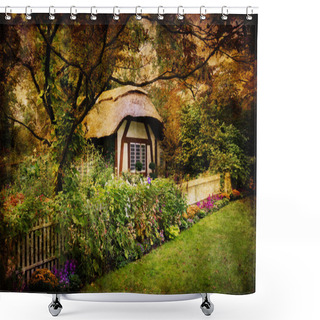 Personality  Enchanted Cottage Shower Curtains
