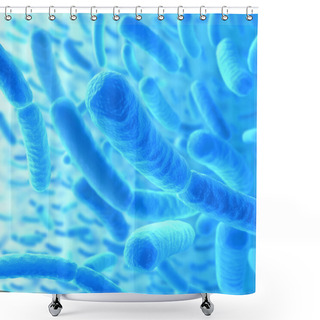 Personality  Infectious Bacteria Closely Shower Curtains