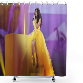 Personality  Timebelle From Switzerland Eurovision 2017 Shower Curtains