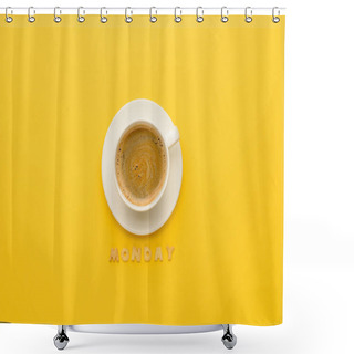 Personality  Cup Of Espresso Coffee Shower Curtains