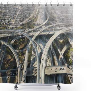 Personality  Highway Interchange. Shower Curtains