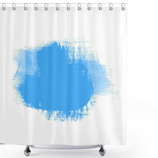 Personality  Rough Grunge Banner Element Design Shower Curtains