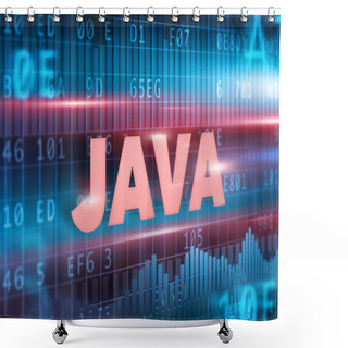 Personality  Java Concept Shower Curtains