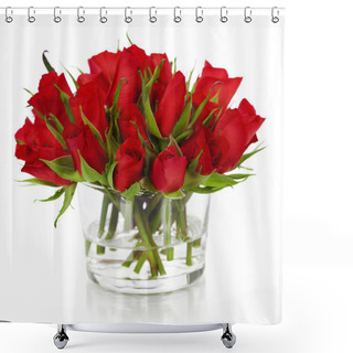 Personality  Beautiful Red Roses Shower Curtains