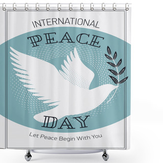 Personality  Dove -  'International Day Of Peace' Shower Curtains