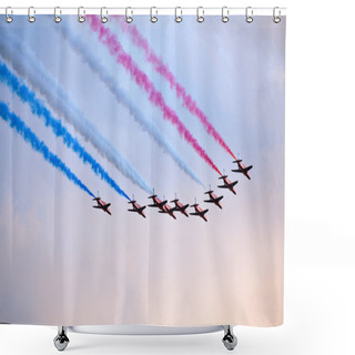 Personality  Red Arrows Formation Shower Curtains