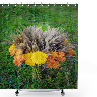 Personality  Unusual Design Bouquet  Shower Curtains