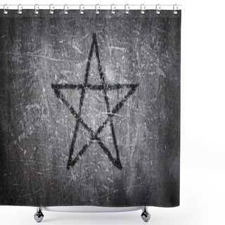 Personality  Pentacle Shower Curtains