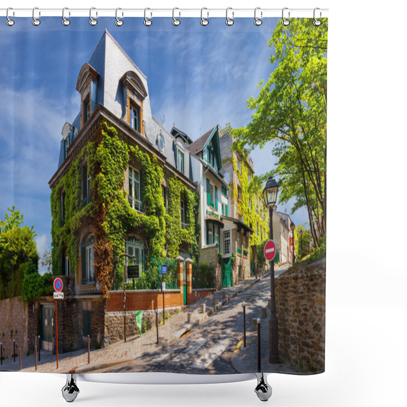 Personality  Charming streets of Paris shower curtains