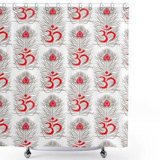 Personality  Om Symbol Shower Curtains