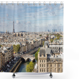 Personality  Paris Seen From The Top Of Notre Dame Shower Curtains