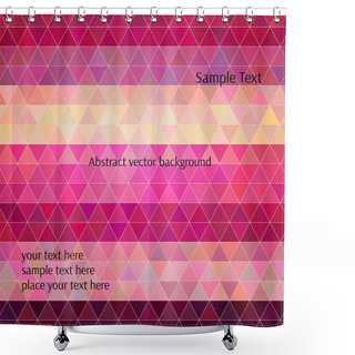 Personality  Polygon Background Shower Curtains