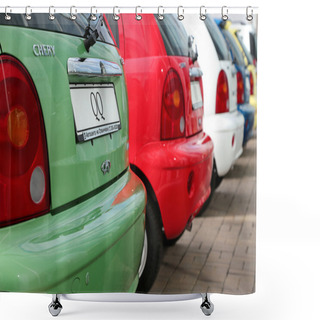 Personality  Motor Show Shower Curtains