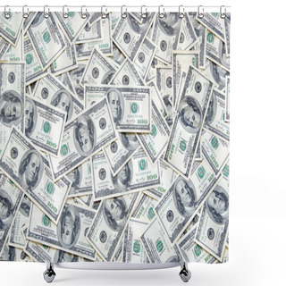 Personality  Money Shower Curtains
