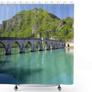 Personality  Old Stone Bridge In Visegrad Shower Curtains