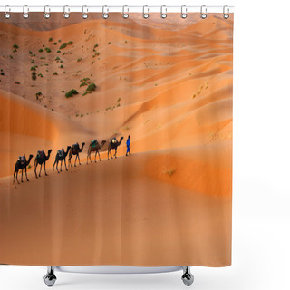 Personality  Camel Caravan Shower Curtains