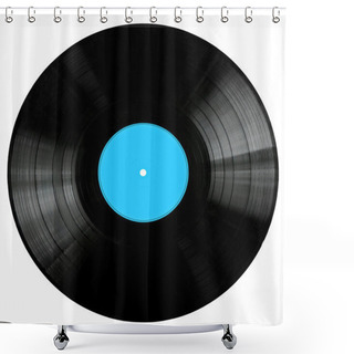 Personality  Vinyl Record With BlueLabel Shower Curtains