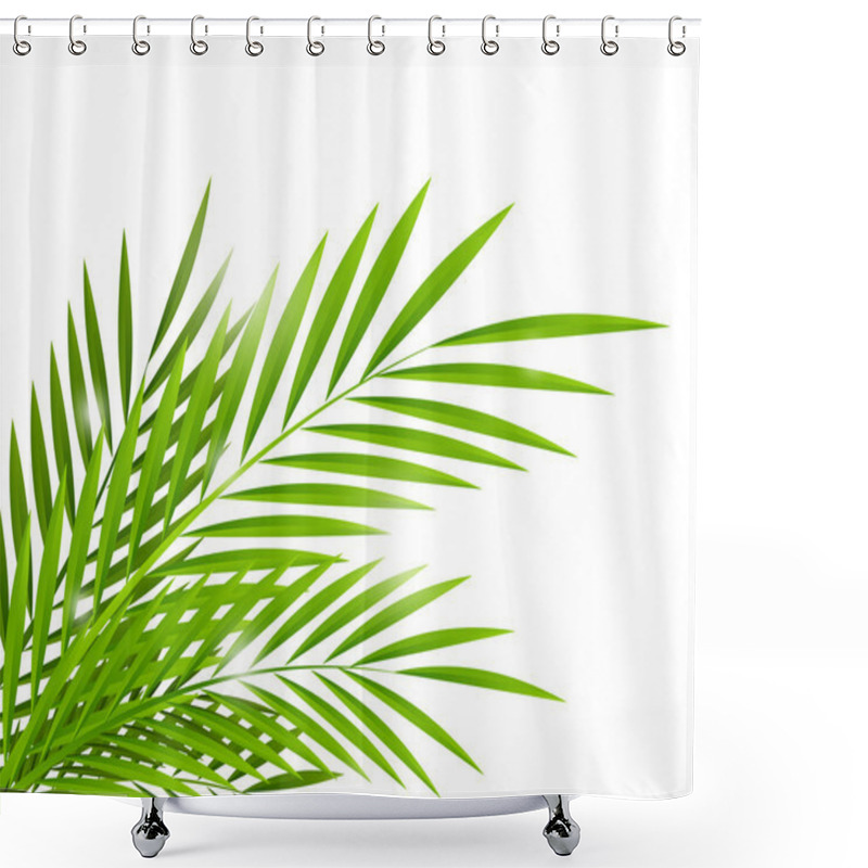 Personality  Palm leaves shower curtains