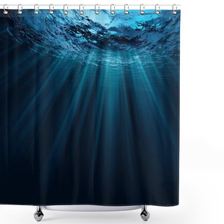 Personality  Deep Water Background Shower Curtains