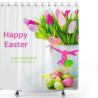 Personality  Happy Easter Shower Curtains