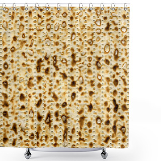 Personality  Background Texture Of Baked Lavash Bread Shower Curtains