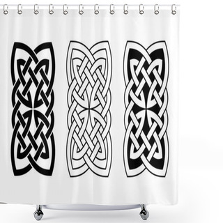 Personality  Celtic National Ornaments. Shower Curtains