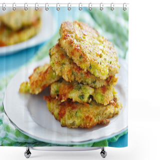 Personality  Vegetable Pancakes Shower Curtains