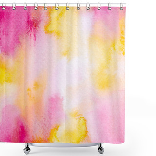 Personality  Abstract Hand Drawn Watercolor. Colorful Splashing In The Paper. It Is Wet Texture Background With Paint Brushes Stoke. Picture For Creative Wallpaper Or Design Art Work. Pastel Colors Tone. Shower Curtains