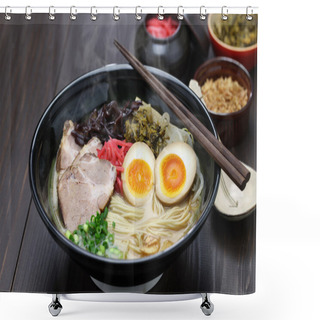 Personality  Japanese Ramen Noodles Shower Curtains