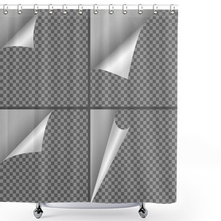 Personality  ?url Page For Web On Transparent Backgrou Shower Curtains