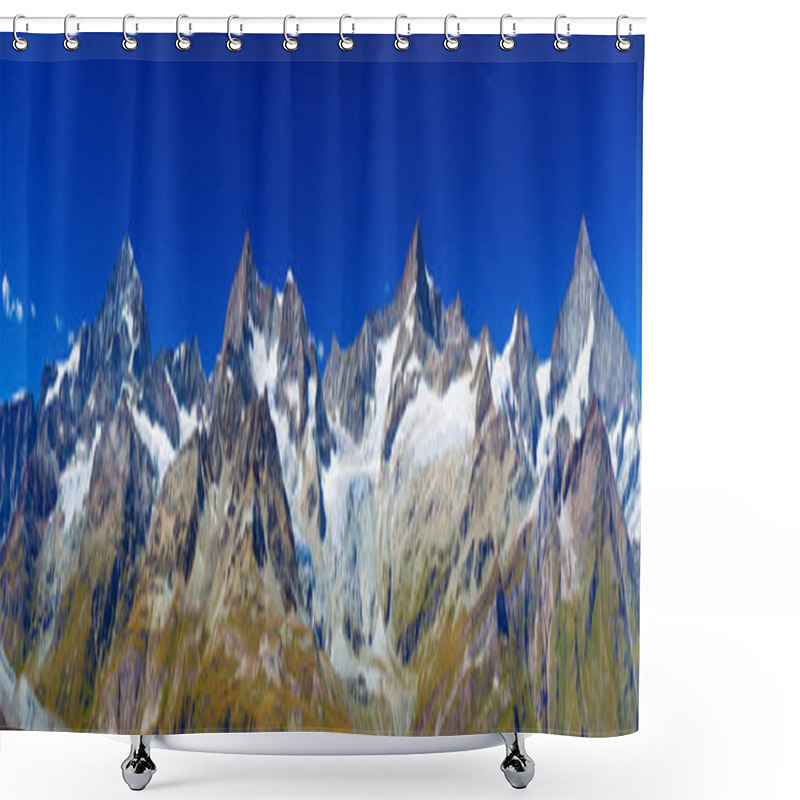 Personality  Mountains Panorama Shower Curtains