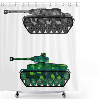 Personality  Tanks 4 Shower Curtains